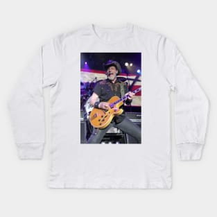 Ted Nugent Photograph Kids Long Sleeve T-Shirt